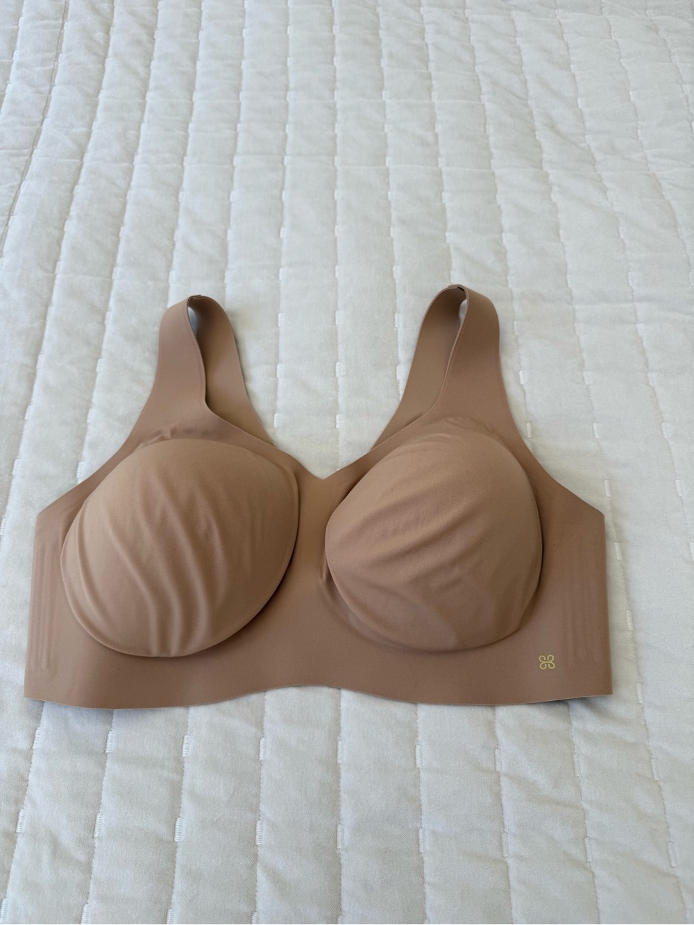 Honeylove Nude Seamless Wireless V Neck Bra - Smooth Contour XL
